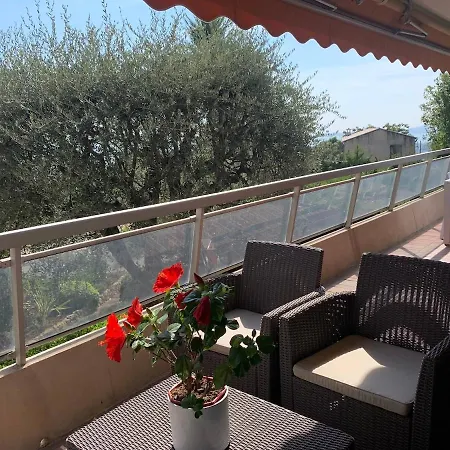 Apartment Renovated In Les Belles Terres - Sea View Nizza